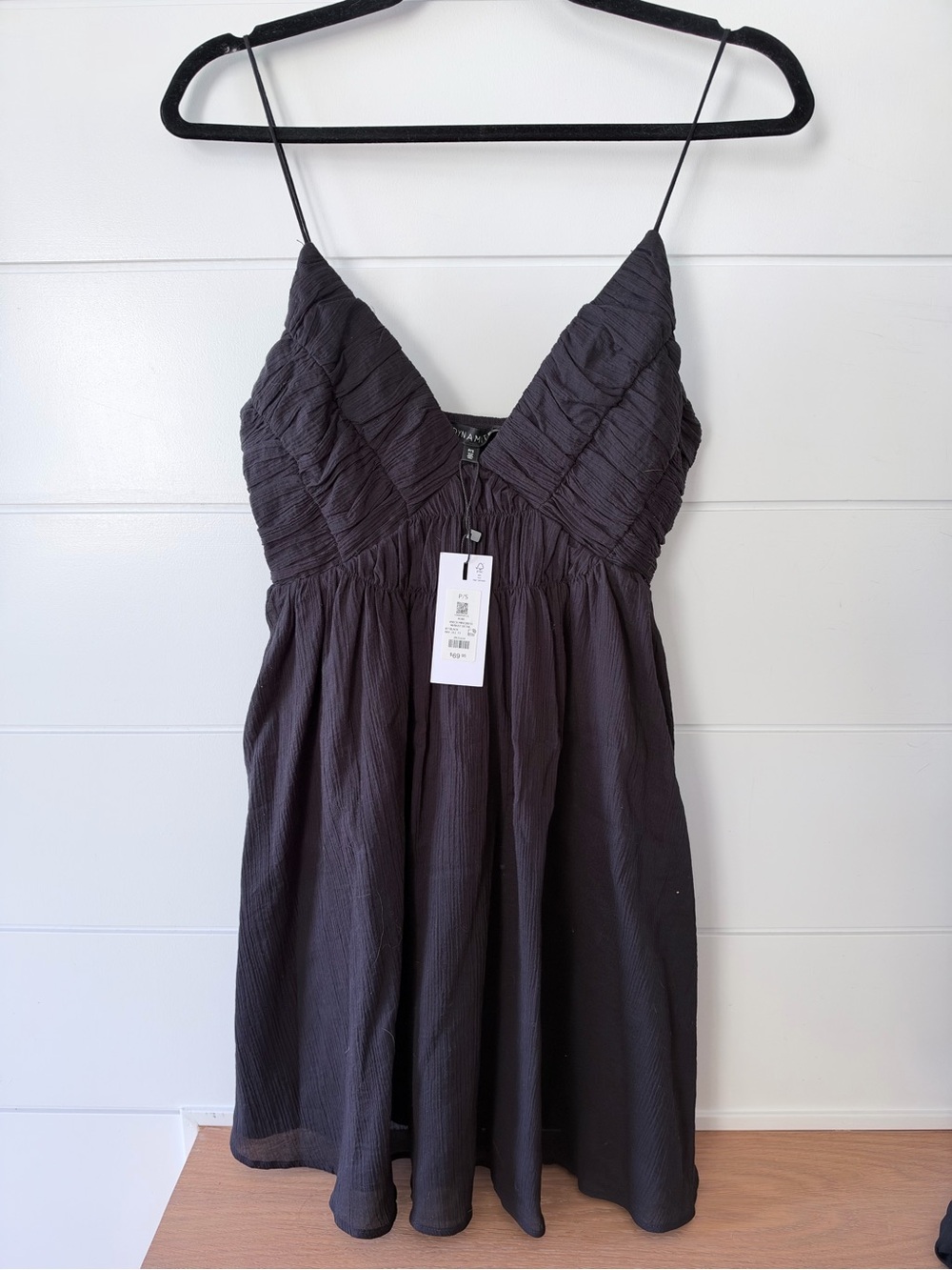 Dynamite Black Spaghetti-Strap Mini Dress